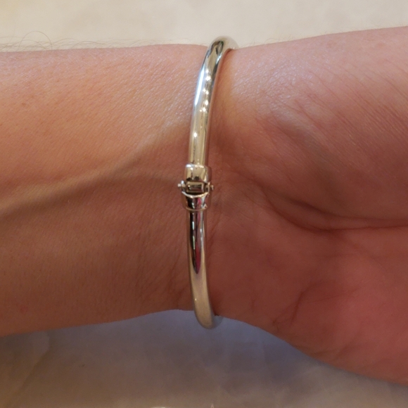 ITALIAN MADE STERLING SILVER BRACELET - Picture 2 of 4